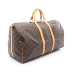 Louis Vuitton Boston Bag Keepall 55 2-Way Canvas Leather Bandouliere 55 — view 2