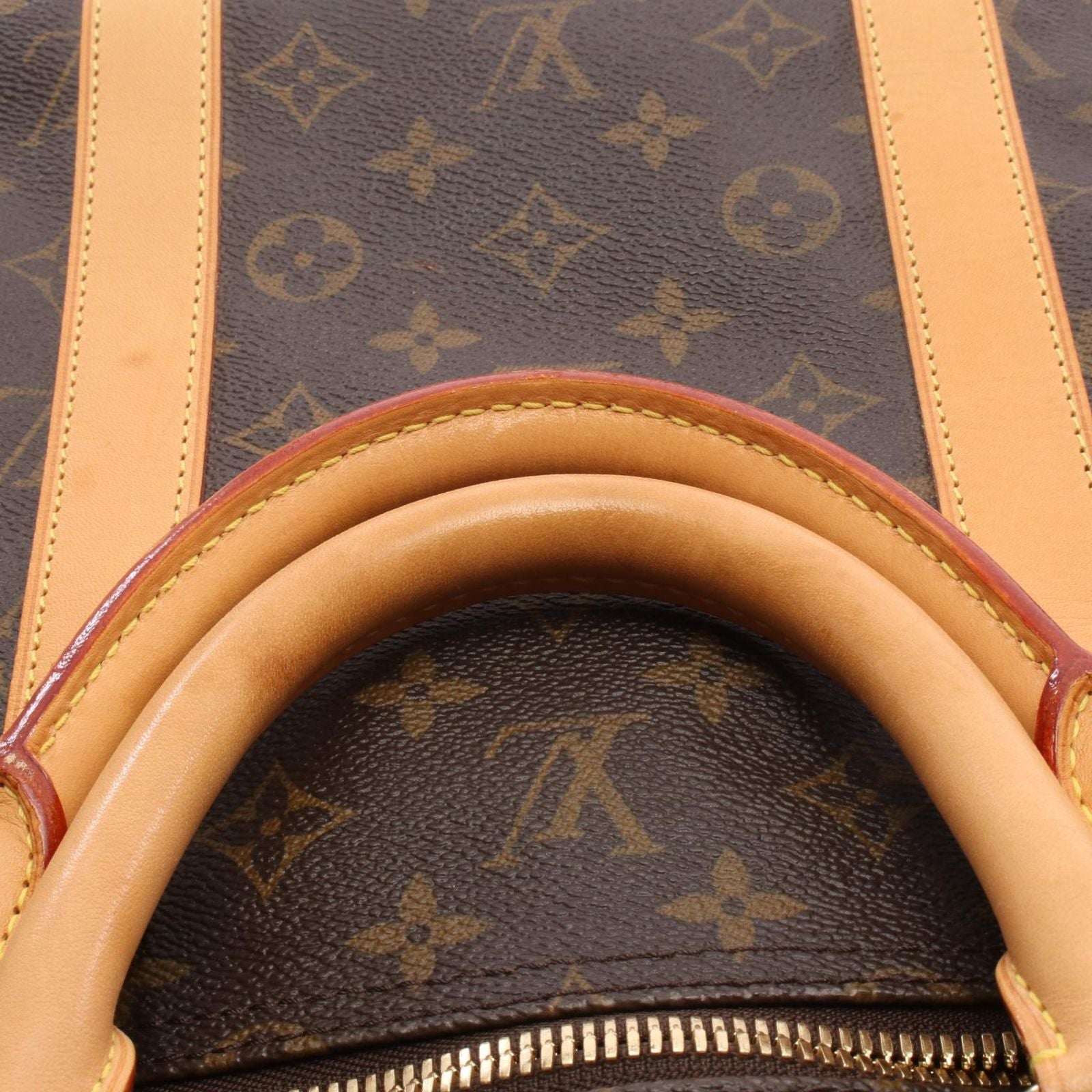 Louis Vuitton Boston Bag Keepall 55 2-Way Canvas Leather Bandouliere 55 — view 7