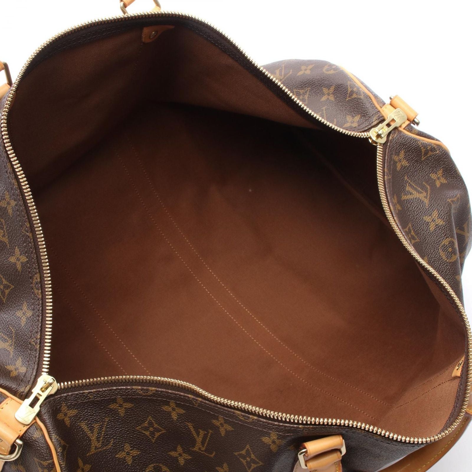 Louis Vuitton Boston Bag Keepall 55 2-Way Canvas Leather Bandouliere 55 — view 3