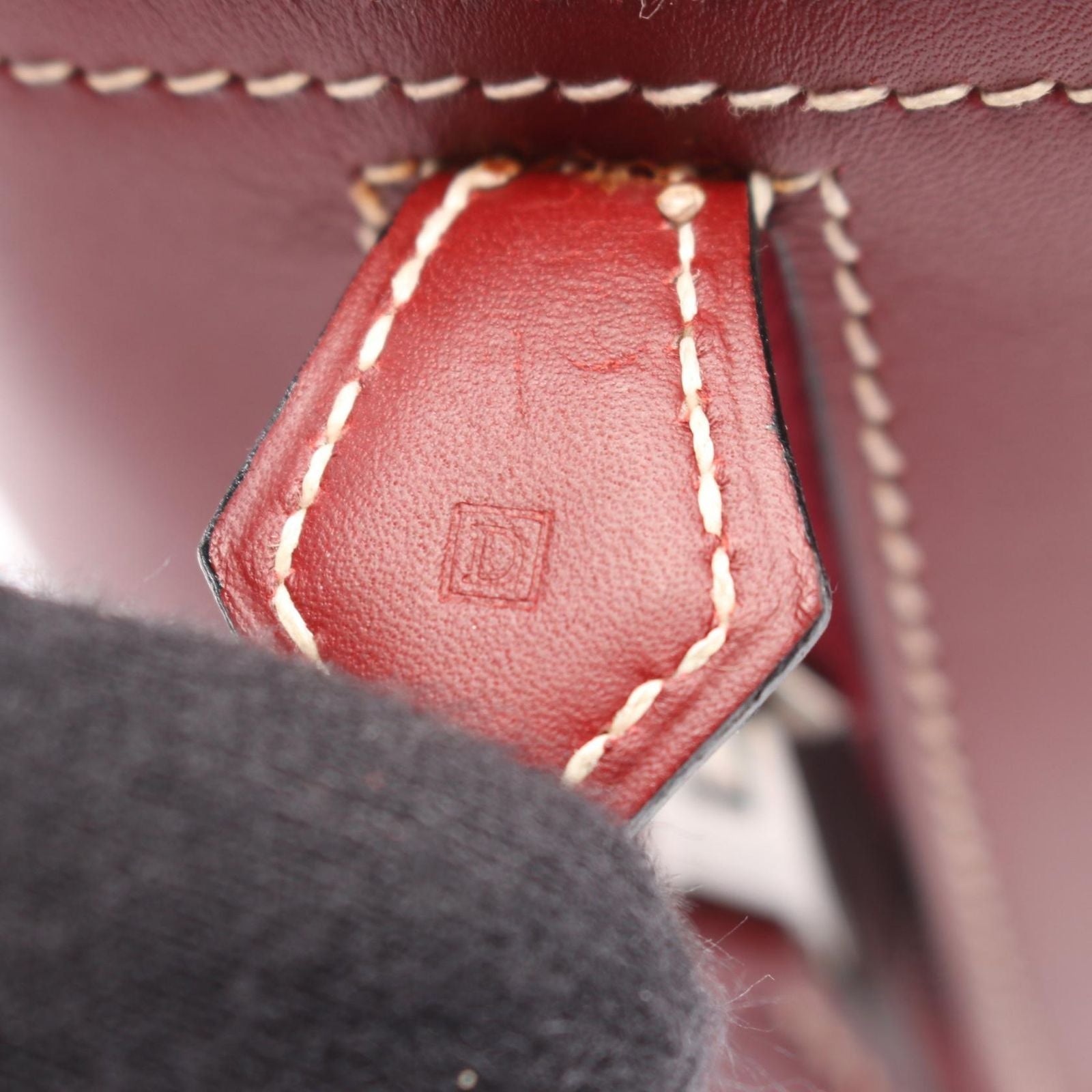 Hermes Handbag Plume 32 Rouge Ache Leather — view 5