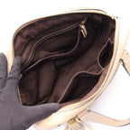 Loewe Handbag Made Tall Anagram Beige Leather — view 3