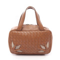 Bottega Veneta Handbag Intrecciato Brown Leather