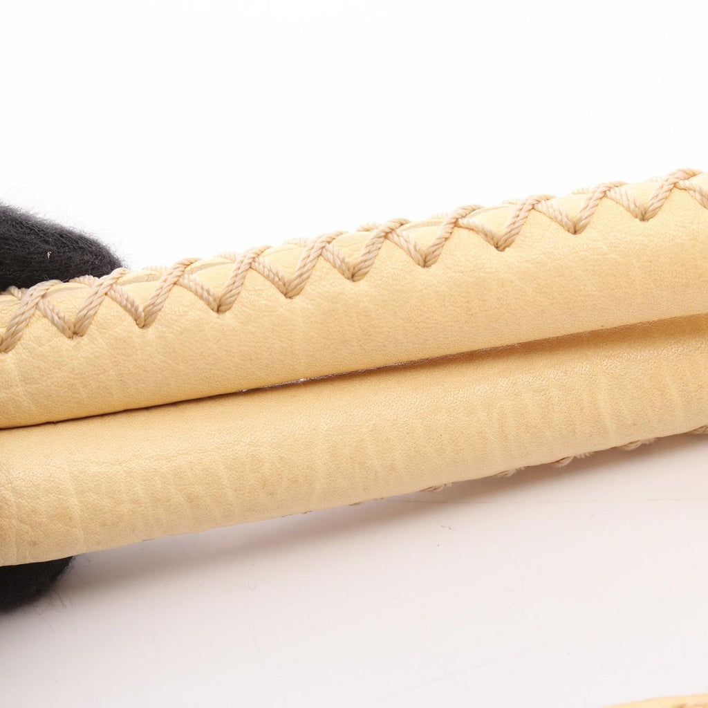 Celine Handbag Macadam Cream Leather Triomphe — view 8
