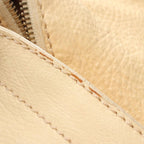 Celine Handbag Macadam Cream Leather Triomphe — view 6