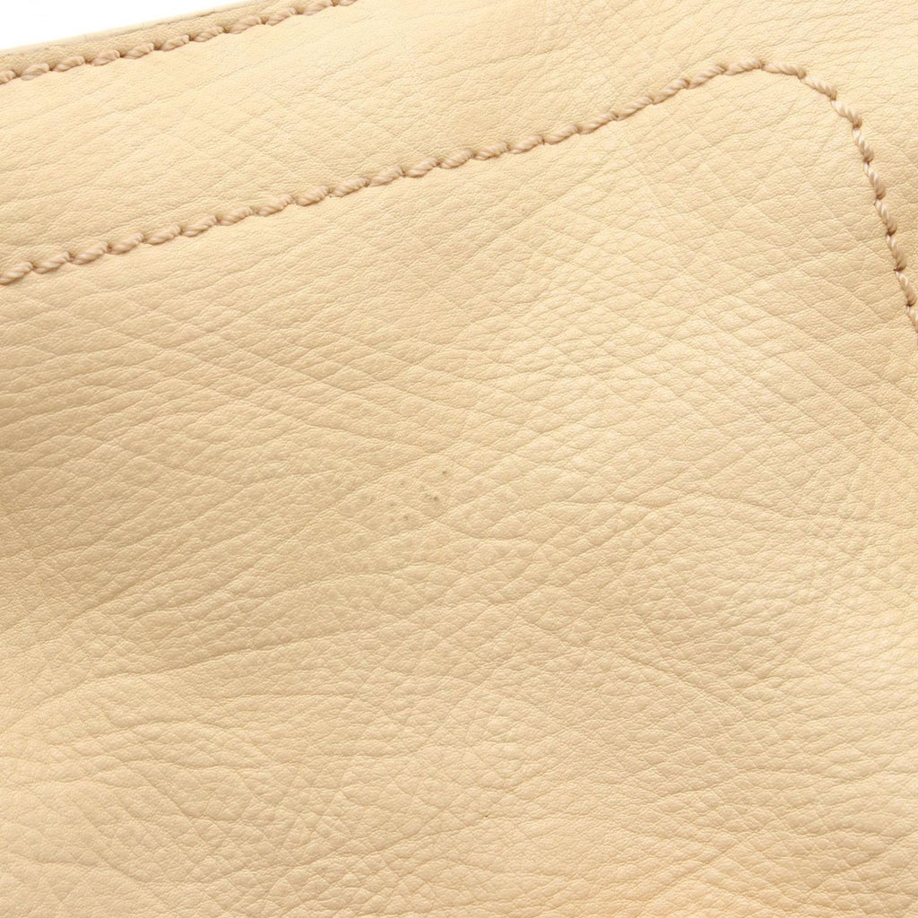 Celine Handbag Macadam Cream Leather Triomphe — view 9