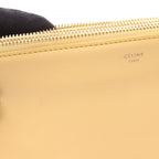 Celine Shoulder Bag Trio Small Yellow Leather — view 5
