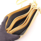 Celine Shoulder Bag Trio Small Yellow Leather — view 3