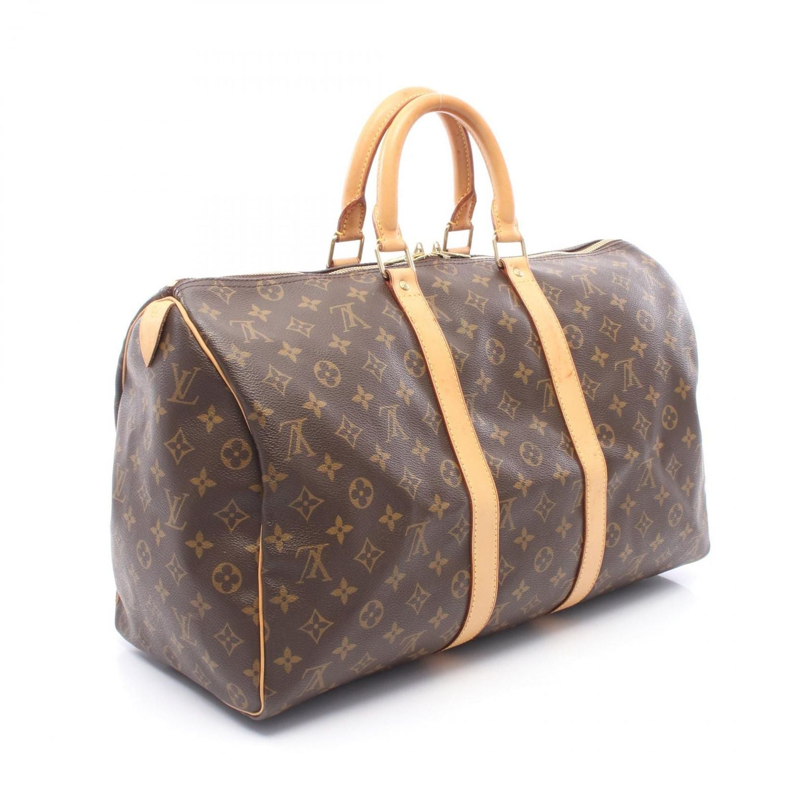 Louis Vuitton Boston Bag Keepall 45 Canvas Leather — view 2