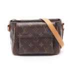 Louis Vuitton Shoulder Bag Viva City PM Canvas Leather