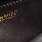 Chanel Tote Quilted Dark Brown Calf — view 8
