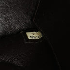 Chanel Tote Quilted Dark Brown Calf — view 5