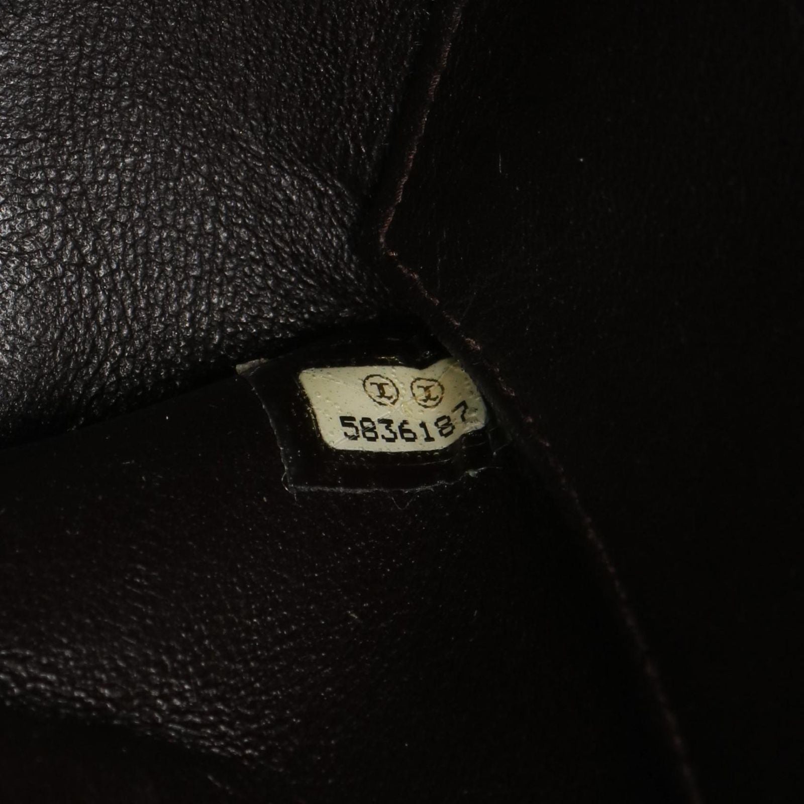 Chanel Tote Quilted Dark Brown Calf — view 5