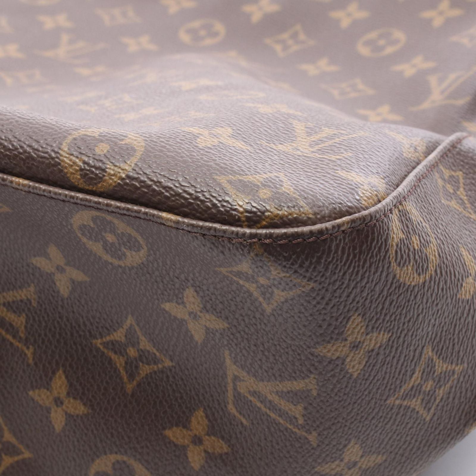 Louis Vuitton Shoulder Bag Looping GM Canvas Leather — view 8