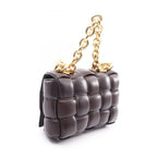 Bottega Veneta Shoulder Bag the Chain Cassette 2-Way Dark Brown Leather — view 2
