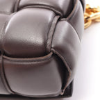 Bottega Veneta Shoulder Bag the Chain Cassette 2-Way Dark Brown Leather — view 7