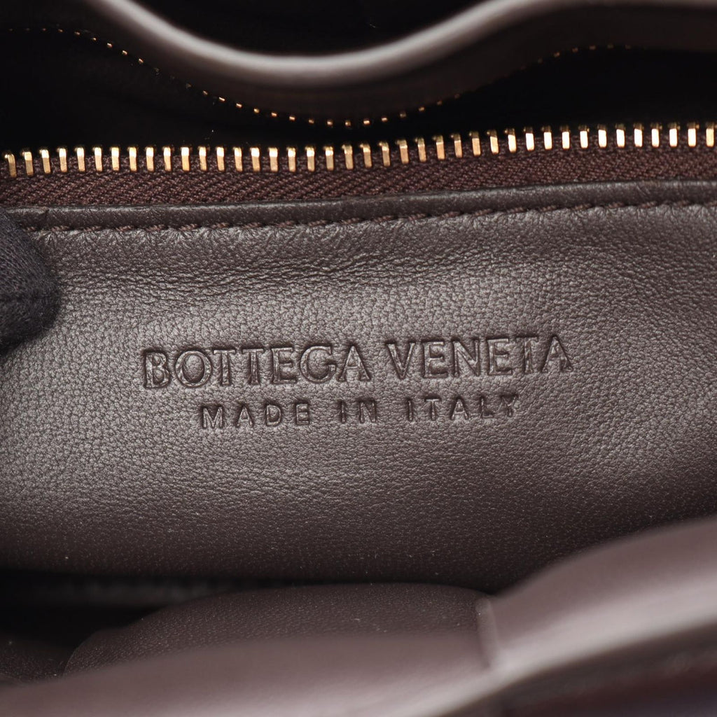 Bottega Veneta Shoulder Bag the Chain Cassette 2-Way Dark Brown Leather — view 4