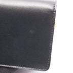 Celine Shoulder Bag Cuill Triomphe Mini Chain Black Leather — view 7
