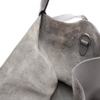 Celine Handbag Big Bag Small with Long Strap 2-Way Gray Leather — view 7