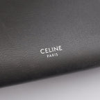 Celine Handbag Big Bag Small with Long Strap 2-Way Gray Leather — view 4
