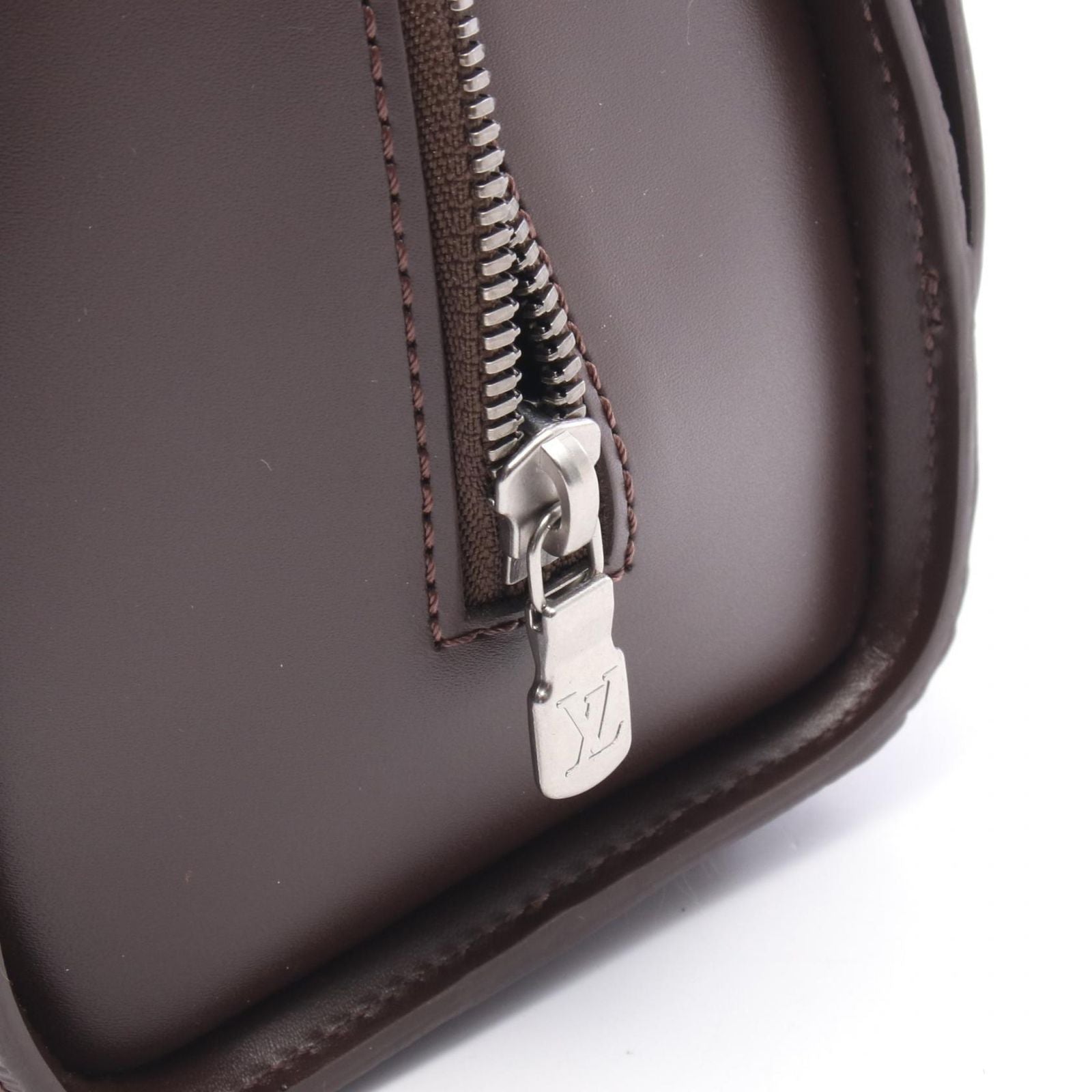 Louis Vuitton Handbag Pont Neuf Mocha Leather — view 7