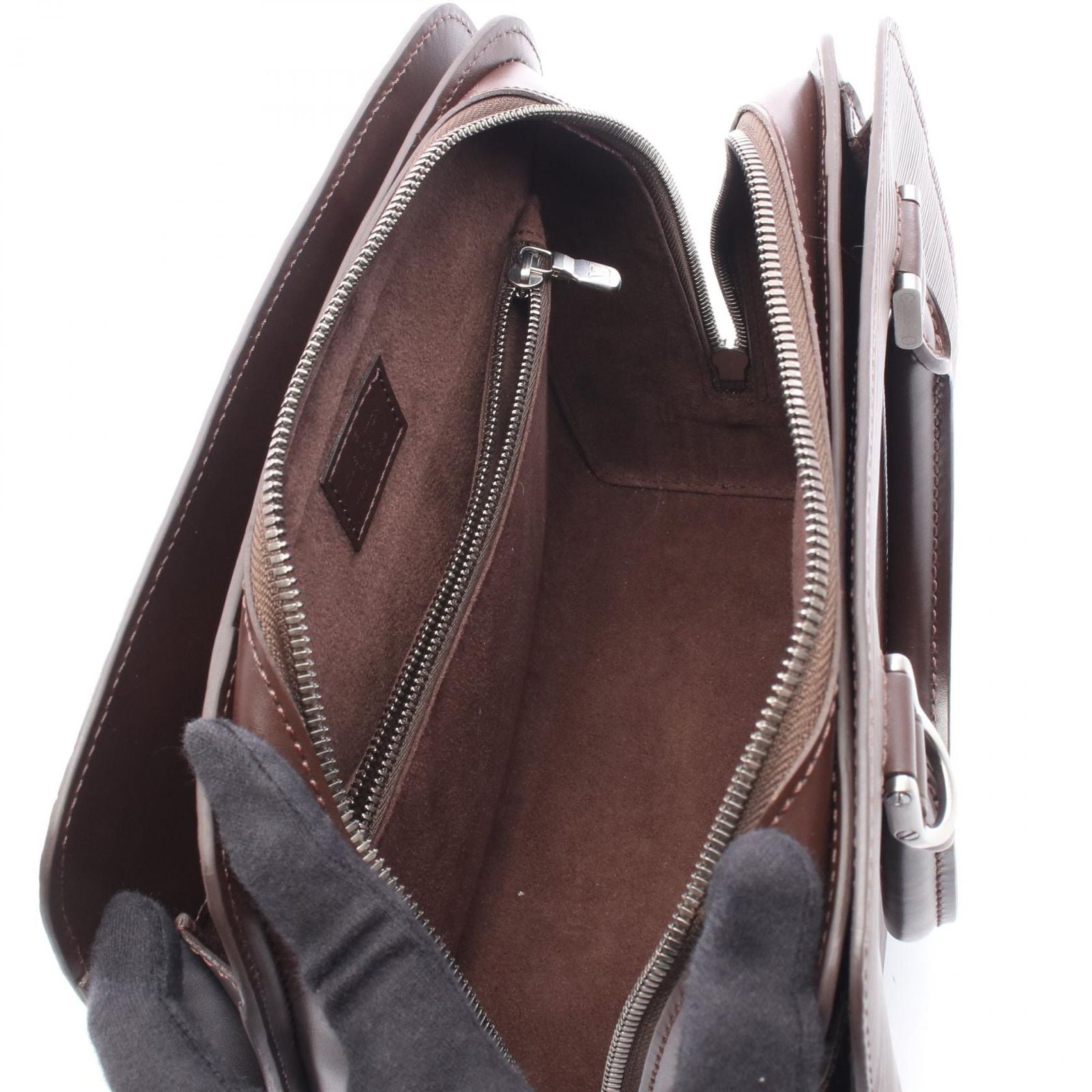 Louis Vuitton Handbag Pont Neuf Mocha Leather — view 3