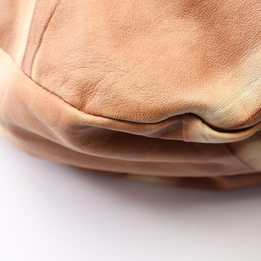 Bottega Veneta Boston Bag Intrecciato Beige Leather — view 8