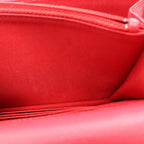 Chanel Shoulder Bag Blanc Stitch Chain Wallet Red Calf — view 9