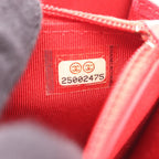 Chanel Shoulder Bag Blanc Stitch Chain Wallet Red Calf — view 5