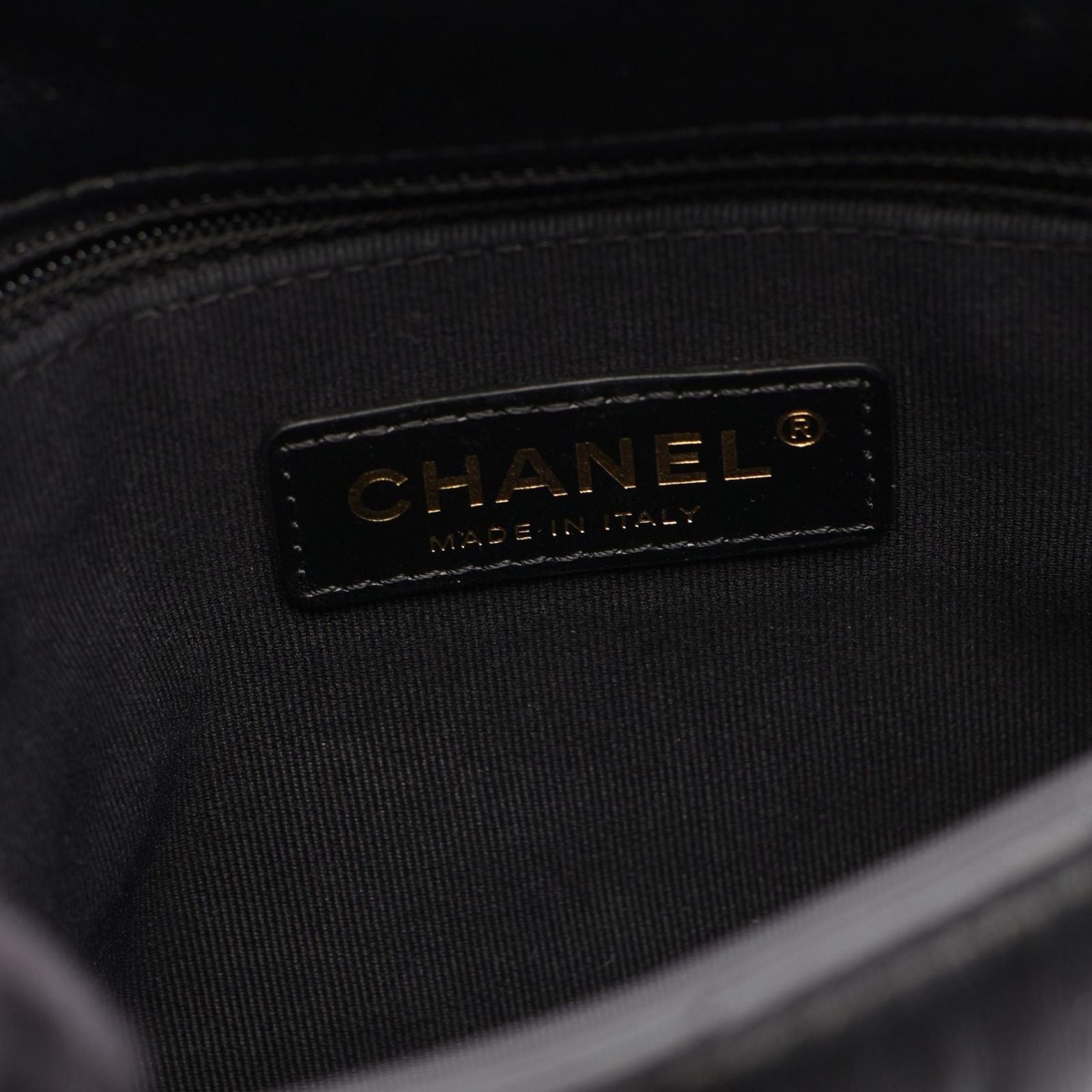 Chanel Shoulder Bag Quilted Black Leather Small Flap Chain — view 4