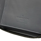 Louis Vuitton Wallet Monogram Shadow Zippy Vertical Blue Navy Ribbon Leather — view 5