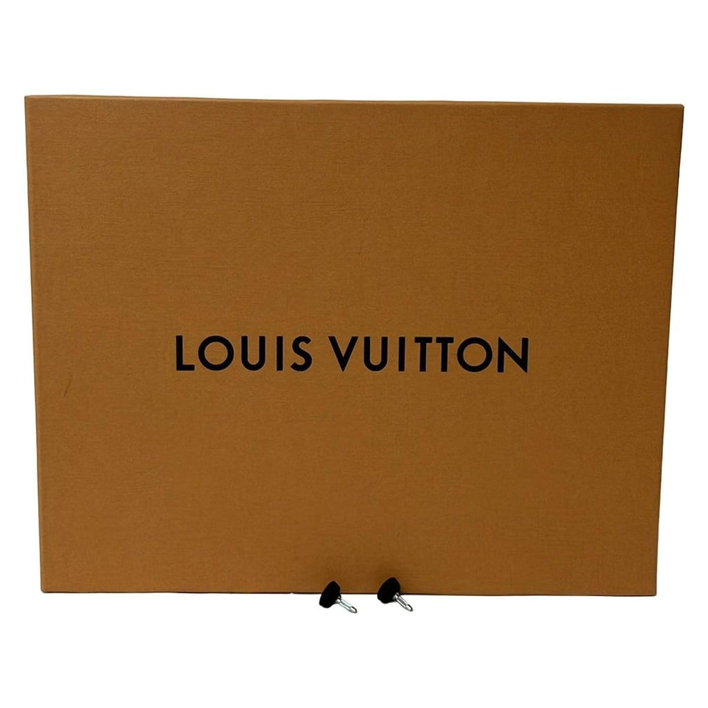 Louis Vuitton Short Boots 36 Beige Black Light Brown Lace Up Zip Up Leather — view 8
