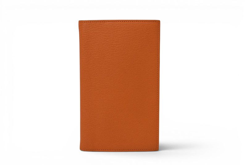 Hermes Agenda Notebook Cover Diary Chevre Orange