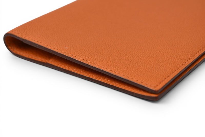 Hermes Agenda Notebook Cover Diary Chevre Orange — view 4