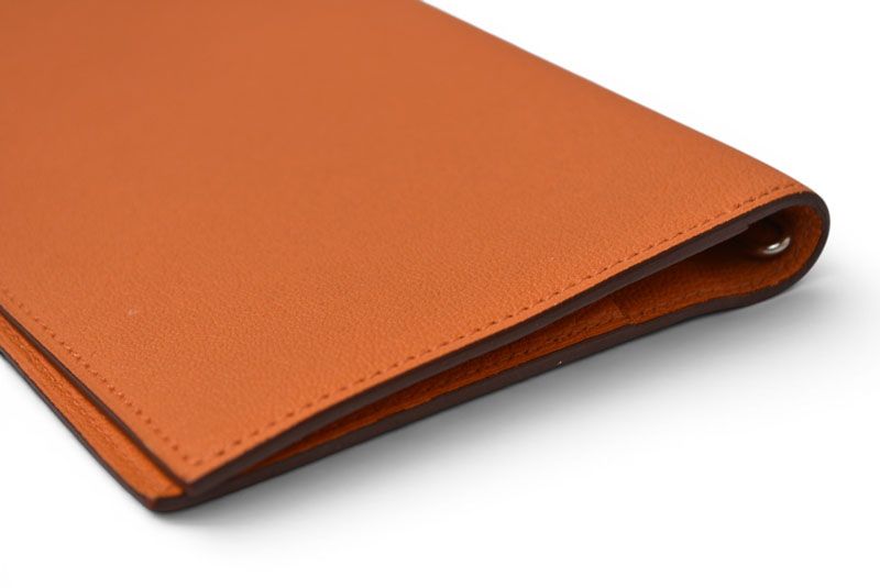 Hermes Agenda Notebook Cover Diary Chevre Orange — view 5