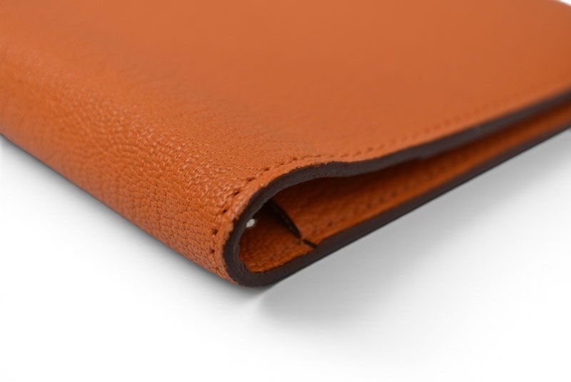 Hermes Agenda Notebook Cover Diary Chevre Orange — view 6