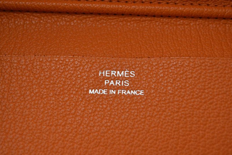 Hermes Agenda Notebook Cover Diary Chevre Orange — view 9