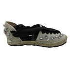 Loewe Sandals Espadrilles Bijou Ribbon Shoes Black — view 4