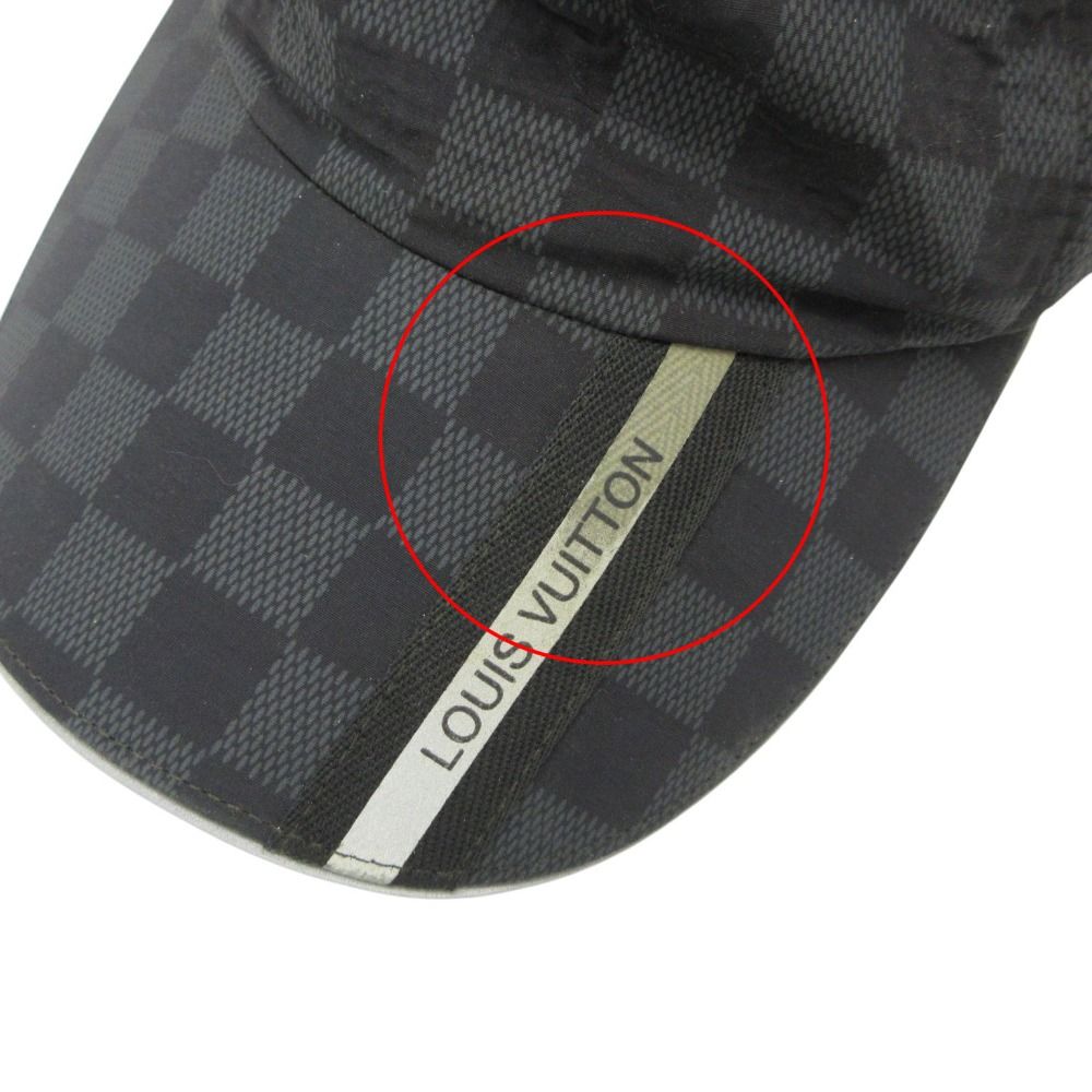 Louis Vuitton Cap Damier Crafitte Hat Logo Black — view 7
