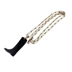 Hermes Cavalier Necklace Chain Brown — view 3