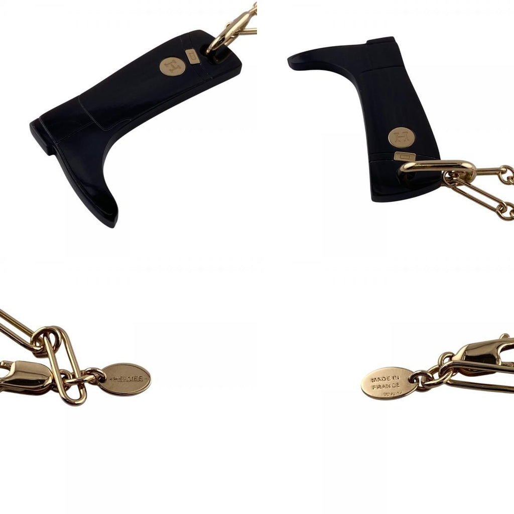 Hermes Cavalier Necklace Chain Brown — view 8