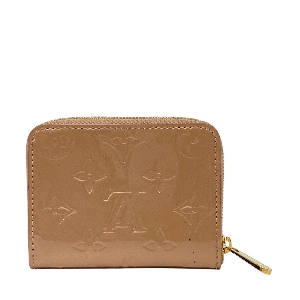 Louis Vuitton Wallet Zippy Coin Purse Zip Around Monogram Vernis Case Pocket