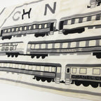Chanel Scarf CC Logo Silk Train Off White Gray — view 4
