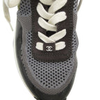 Chanel Sneakers CC Logo Mesh Knit Low Cut Enamel — view 8