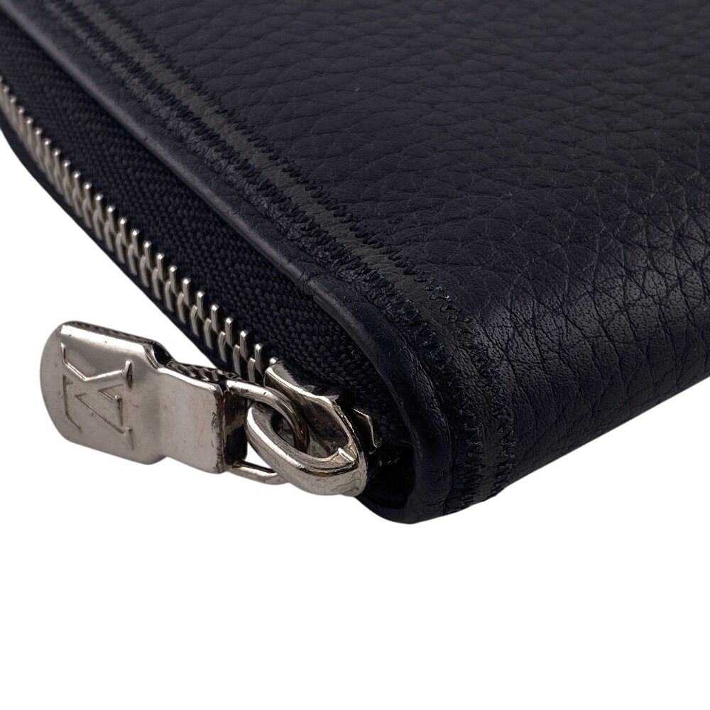 Louis Vuitton Wallet Zippy Vertical Card Holder Coin Purse Black — view 3