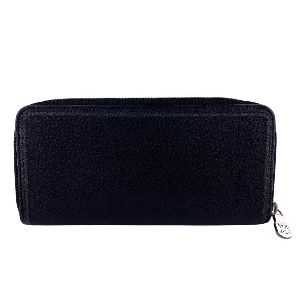 Louis Vuitton Wallet Zippy Vertical Card Holder Coin Purse Black — view 2