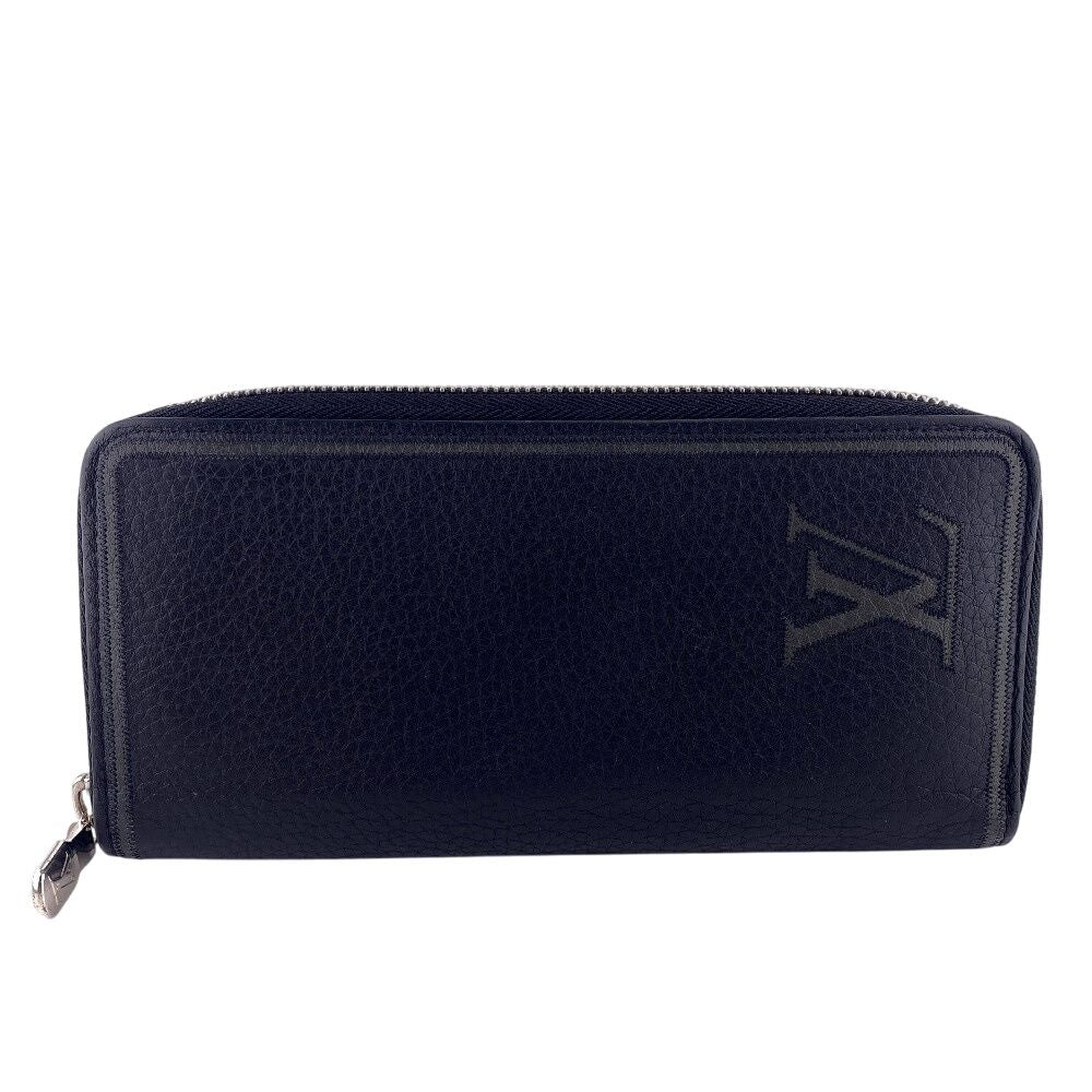 Louis Vuitton Wallet Zippy Vertical Card Holder Coin Purse Black