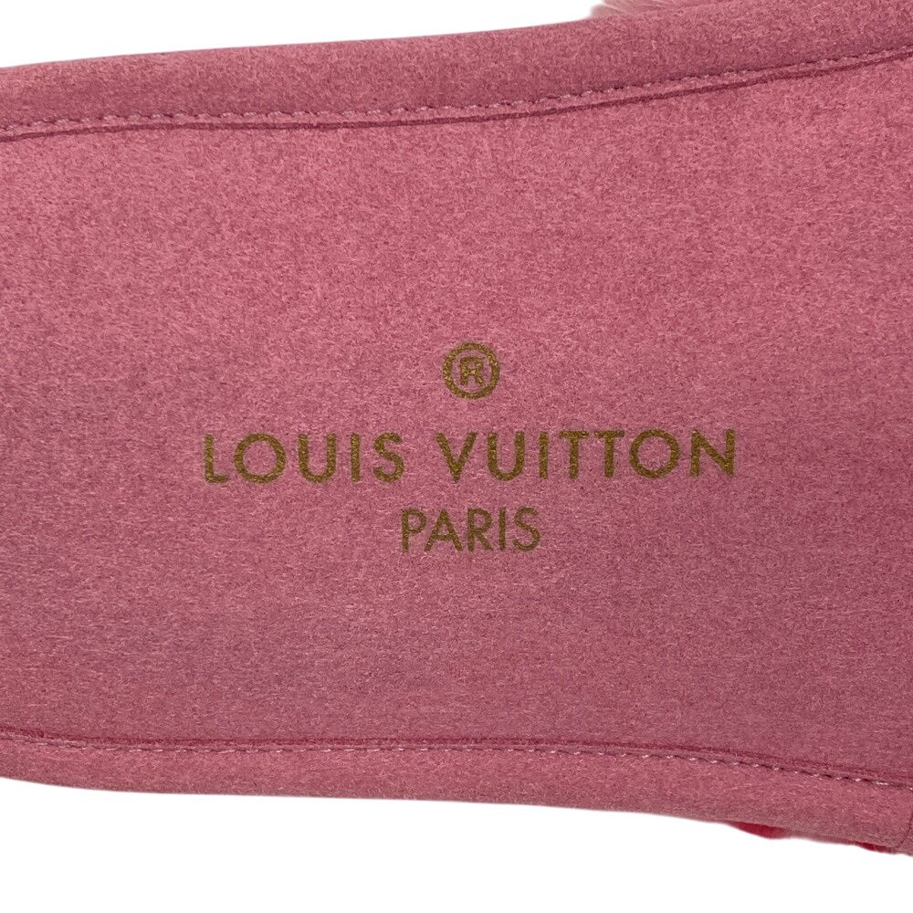 Louis Vuitton LV Suit Line Mules Slippers Monogram Shoes Pink — view 8