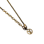 Louis Vuitton e by Night LV Circle Necklace Chain Gold — view 6