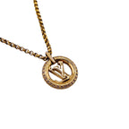 Louis Vuitton e by Night LV Circle Necklace Chain Gold — view 2