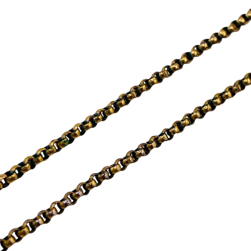Louis Vuitton e by Night LV Circle Necklace Chain Gold — view 5